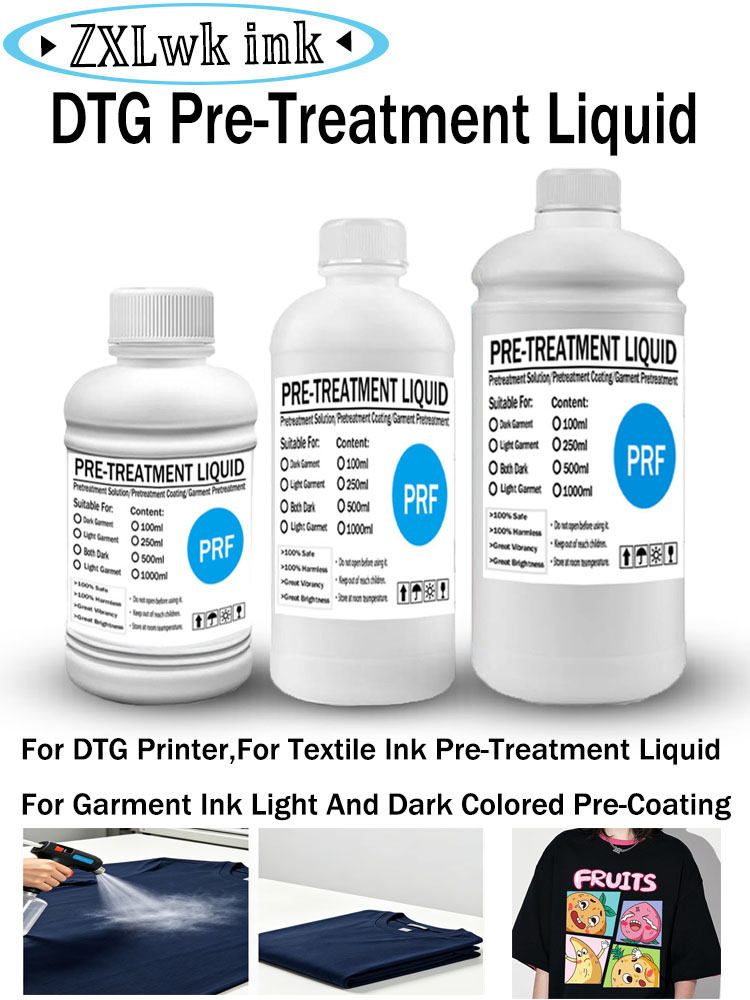 DTG 프리트리트먼트 액상 DTG 프라이머 섬유 잉크용 - Commercial Fabric Printing Machine 리뷰 및 가격